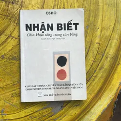 COMBO NHẬN BIẾT CHÌA KHOÁ SỐNG TRONG CÂN BẰNG ( OSHO)PHƯỚC BẤT KHẢ HƯỞNG TẬN - CHÂN QUANG 702701