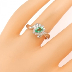 Nhẫn Emerald PT900 0.28CT 671451