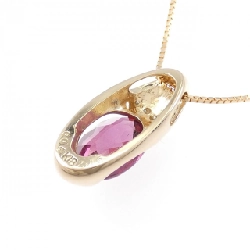 K18PG Garnet Necklace 2.16CT - Hàng hiệu Authentic 858500