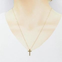 K18YG Dây chuyền hình chữ thập - Hàng hiệu Authentic 846265