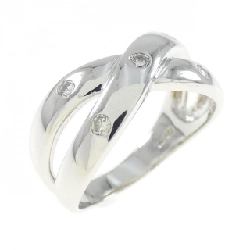 Nhẫn kim cương K18WG 0.10CT