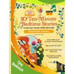 (TẶNG BOOKMARK) 10 phút đọc truyện trước giờ đi ngủ (song ngữ) - Truyện dân gian - Usborne - 2024, Thiếu nhi, Văn học nước ngoài