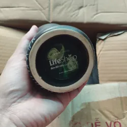 Đèn xông tinh dầu gốm sứ trang trí hình bông lúa màu đen 753602