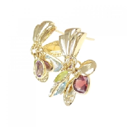 Bông tai đá màu 750YG - Hàng hiệu Authentic 869366