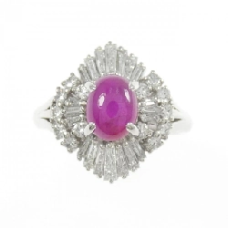 Nhẫn Star Ruby PT900 1.47CT - Hàng hiệu Chính hãng 850406