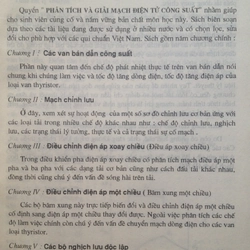 PHÂN TÍCH VÀ GIẢI MẠCH ĐIỆN TỬ CÔNG SUẤT 495330