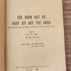Trọn bộ 3 tập 542 trang - TÊN TRÙM MẬT VỤ PHÁT XÍT ĐỨC THÚ NHẬN  778124
