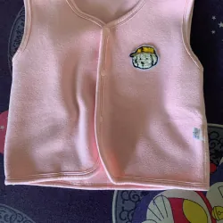 Áo gile Hồng bé gái