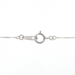 K18WG/750WG Hoa Tai Kim Cương Dây Chuyền 0.10CT - Hàng hiệu Chính hãng 860568