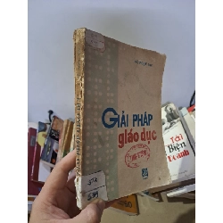 (TẶNG BOOKMARK) Giải pháp giáo dục mới 70% chóc gáy Hồ Ngọc Đại 1991 RBK0308 GIÁO TRÌNH, CHUYÊN MÔN