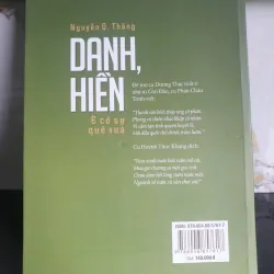 Sách Danh, Hiền & Cố Sự Quê Xưa Nguyễn Q. Thắng - Mới 674784