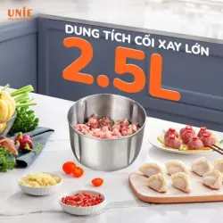 Máy xay thịt Unie UE226 dung tích 2.5L, 2 cối xay đa năng TIỆN LỢI CHÍNH HÃNG MỚI 100% 578122