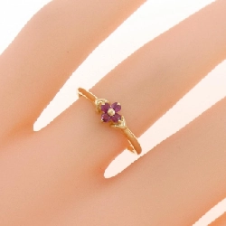 Nhẫn Ruby Hoa K18YG - Hàng hiệu Chính hãng 850321