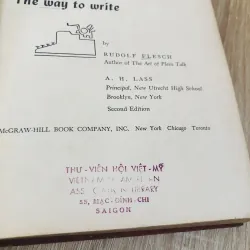 The way to write – sách tiếng Anh cổ, bìa cứng 1955 929087