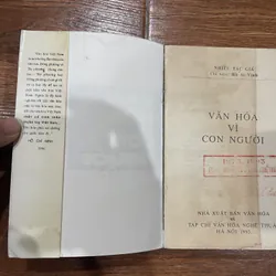 Văn Hóa Vì Con Người - Hồ Sĩ Vịnh chủ biên (8) 697234