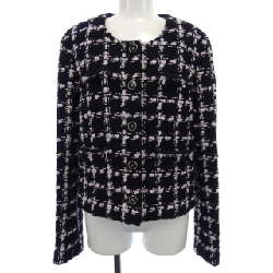 CHANEL LOOK12 P80405V72615 25B Áo khoác không cổ - Hàng hiệu Authentic