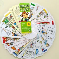 Brain quest 2-6 tuổi (Sách nhập) - 4 hộp thẻ 759578