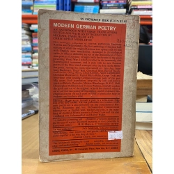 Modern German Poetry : An Anthology with verse translation 523082