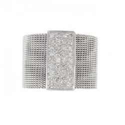 Nhẫn kim cương K18WG 0.37CT - Hàng hiệu Authentic 853206