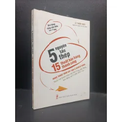 [Sách Cũ SCGR] 5 Nguyên tắc thép 15 thuật bán hàng thành công mới 70% bẩn bìa, ố nhẹ có dấu mọc của NXB 2016 HCM2105 Lí Tuấn Kiệt SÁCH KỸ NĂNG