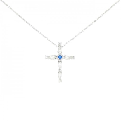 K18WG Dây chuyền đá Auwina 0.04CT - Hàng hiệu Chính hãng