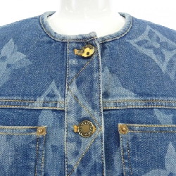Áo khoác denim Louis Vuitton LOUIS VUITTON Giant Monogram Không cổ FKJA06ZPY 631234