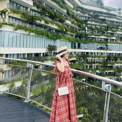 Đầm 2 dây freesize