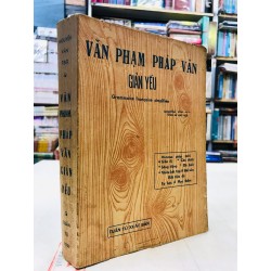 Văn phạm pháp văn giản yếu - Nguyễn Văn Tạo 124847