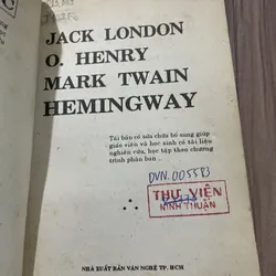 JACK LONDON, O. HENRY, MARK TƯAIN, HEMINGWAY; 1995 687936