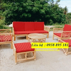 Sofa mây tự nhiên phòng khách bảo hành 12 tháng 365795