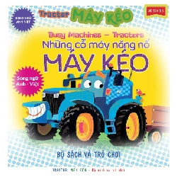 Bộ sách và trò chơi - Tractor Máy kéo - Song ngữ AV (HH) Mới 100% HCM.PO Độc quyền - Thiếu nhi Oreka-Blogmeo