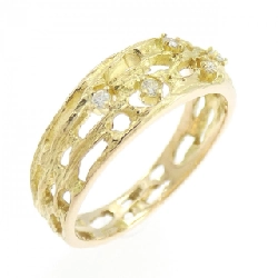 Nhẫn kim cương K18YG - Hàng hiệu Authentic