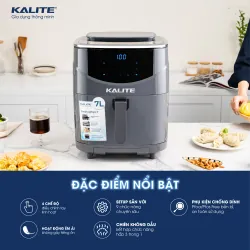 🔥 Nồi chiên hơi nước KALITE STEAM 7 – Chiên hấp 2 trong 1, 7L tiện lợi 705914