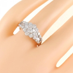 Nhẫn kim cương hoa PT900 0.502CT 666673