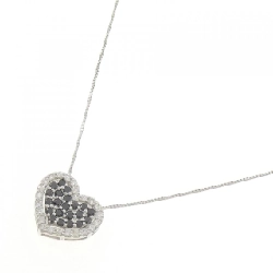 K18WG 2WAY Mặt Dây Chuyền Hình Trái Tim Đính Kim Cương 0.53CT - Hàng hiệu Chính Hãng 857358