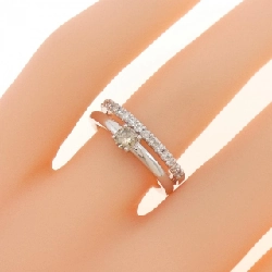 Nhẫn kim cương K18WG 0.48CT 672344