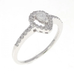 Nhẫn kim cương K14WG 0.093CT