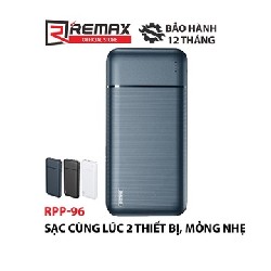 SẠC DỰ PHÒNG 10.000MAH RPP-96 (GIAO MÀU NGẪU NHIÊN) - REMAX 7997