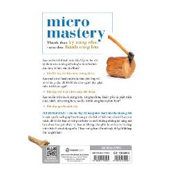 Micromastery - Thành Thạo Kỹ Năng Nhỏ, Vươn Đến Thành Công Lớn - Robert Twigger 139125