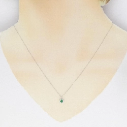 Dây chuyền ngọc lục bảo PT950/PT900 0.10CT - Hàng hiệu Authentic 862215