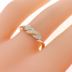 Nhẫn kim cương K18YG/PT900 0.06CT - Hàng hiệu Authentic 850794