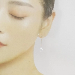 K18YG Bông tai Cubic - Hàng hiệu Chính hãng 876921