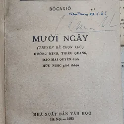 Truyện kể chọn lọc Ý thế kỷ 14: MƯỜI NGÀY (Giovanni Boccaccio) 727204