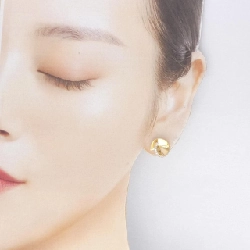 750PG/K18PG Bông tai kim cương 0.20CT - Hàng hiệu Authentic 871521