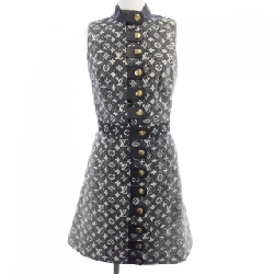 Đầm nút tab denim monogram LOUIS VUITTON FODR33KJ2