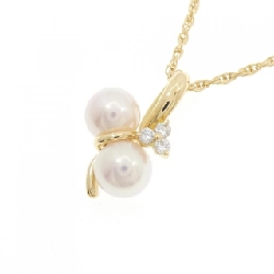 K18YG Ngọc trai Akoya Dây chuyền - Hàng hiệu Chính hãng 861047