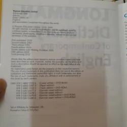 Từ điển Ngoại Anh-LONGMAN DICTIONARY FOR ADVANCED L. PEARSON ED. 6th 2012. Bìa cứng.  594613