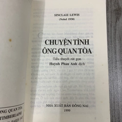 Chuyện tình ông quan toà - Sinclair Lewis. 1n4 518968