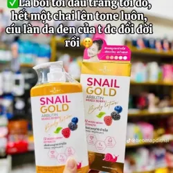 Sữa Dưỡng Thể Trắng Da Body Snail Gold Mix 12 Berry Body Lotion 500ml 562021