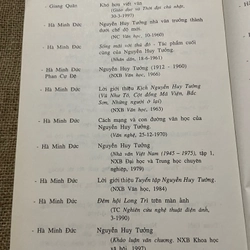 Nguyễn Huy Tưởng : Tác gia và tác phẩm; sách khổ lớn ; 2007 451963